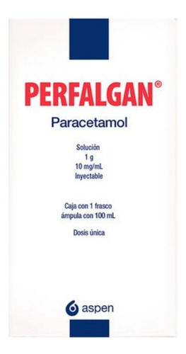Perfalgan 1 G 100 Ml | Paracetamol Inyectable Intravenoso