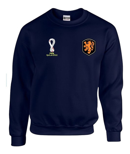 Buzo Deportivo Selección Holanda Copa Qatar Mundial Crewneck