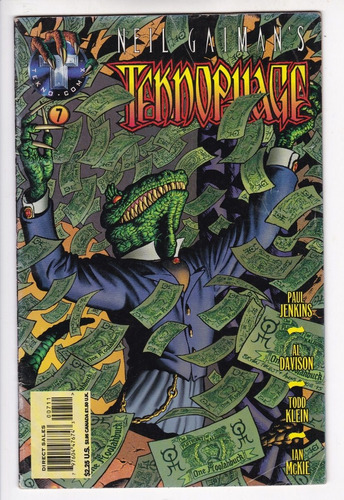 Cómic Teknophage Volumen 1 Nº 7 Año 1996 Inglés