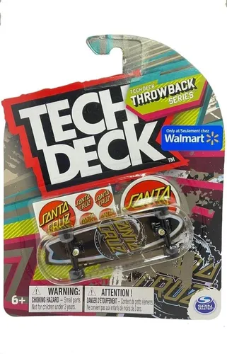 Tech Deck Minipatinetas Paquete con 6 piezas Santa Cruz - Peach