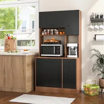Comprar Mueble Auxiliar De Cocina Para Microondas Tazuna R&r Muebles