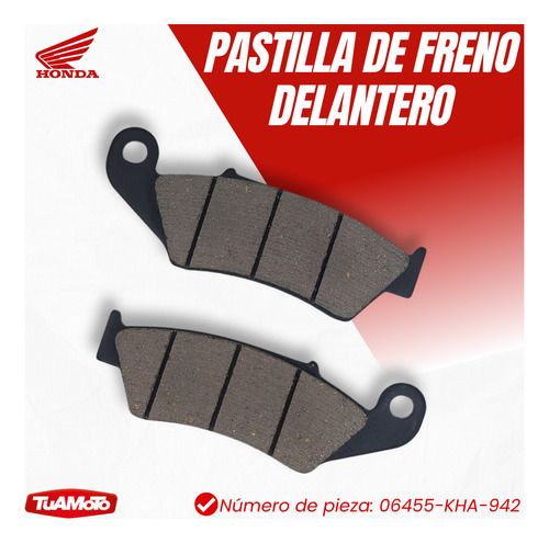 Pastillas De Freno Delanteras Original Honda Xr 125l 03/14