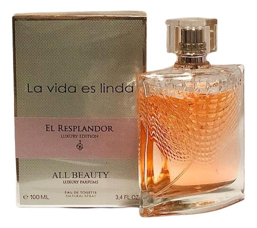 Perfume  La Vida Es Linda  Resplandor 100ml.