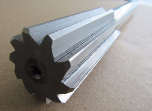 J&l Rcs-13750h Hss Chucking Reamer Ss, 12 Oal, Str Flut Ccf