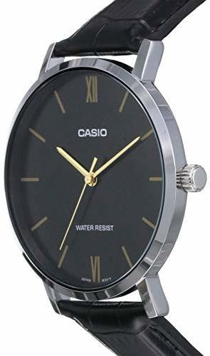 Reloj Mtpvt01l1b Reloj Analógico Para Hombre Esfera Negra Mi