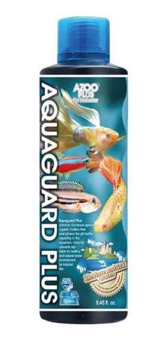 Azoo Aquaguard Plus 250ml - Acondicionador Para Acuarios