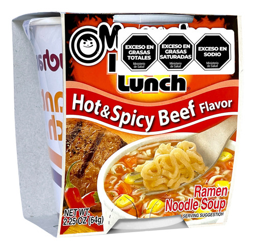 Instant Lunch Maruchan X64grs Carne Picante X24 Un