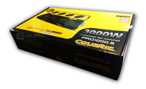 5 Canales By Mtx Pro1000.5 125x4 + 1000 Rms Control Remoto