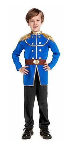 Disfraz De Príncipe Azul Para Niños Con Cinturón