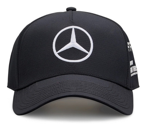 Gorra Mercedes Petronas Lewis Hamilton Negra 2022