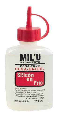 Milu Silicon Liquido En Frio, Contiene 6 Piezas De 100ml C/u