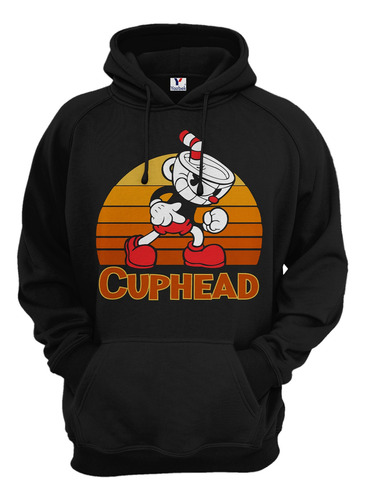 Sudadera Cuphead, Unisex Con Capucha Y Cangurera