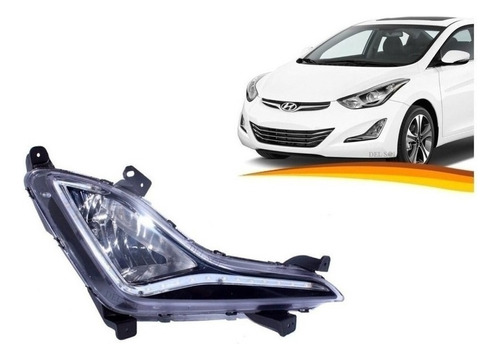 Neblinero Para Hyundai Elantra 2013-2015 Unidad -