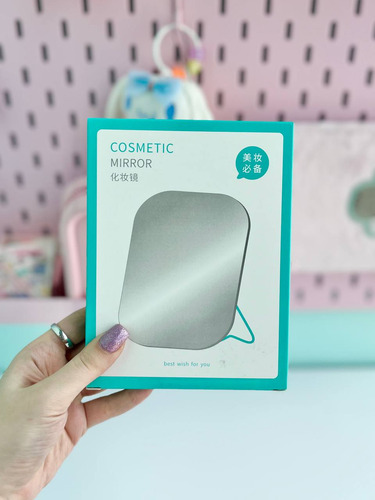 Espejo Cosmético, Tocador De Estilo Coreano, Plegable Y Port