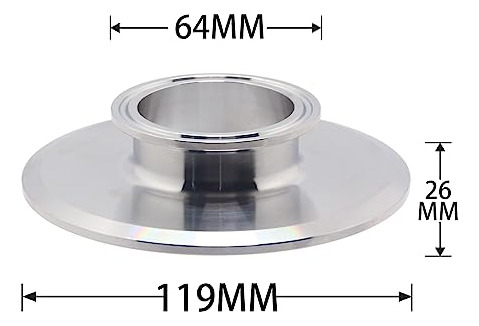 Reductor Acero Inoxidable 304 4 PuLG A 2 PuLG Tri Clamp Sani