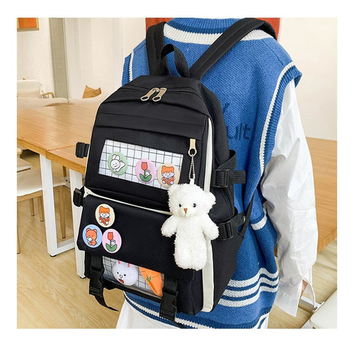 S Conjunto De Estudio De Cuatro Piezas Con Mochila Japonesa