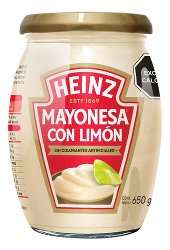 Mayonesa Heinz Limón 650g
