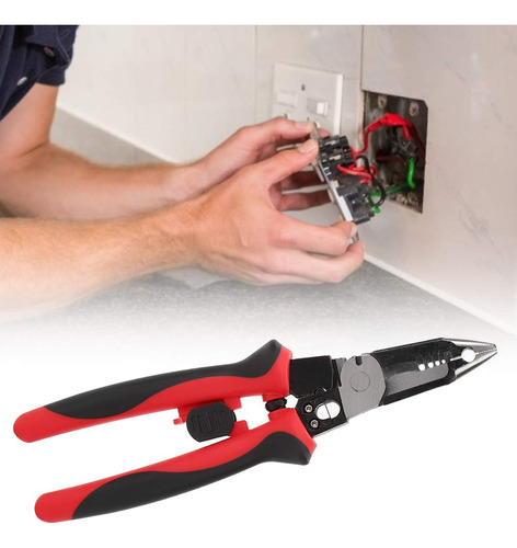 Herramienta Pelacables 6 En 1 Pinza Pelacables Alicates De