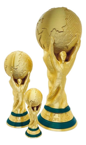 Copa Del Mundo Impresa En 3d 36cm Dropix 3d