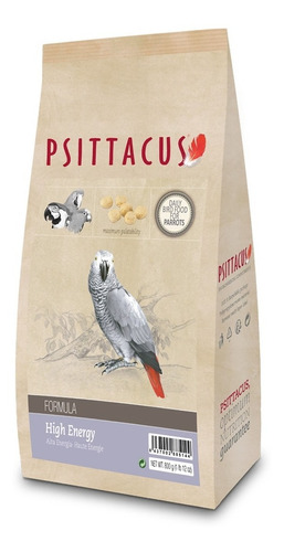 Psittacus Alimento Aves Alta Energia Guacamayos Yacos 800gr