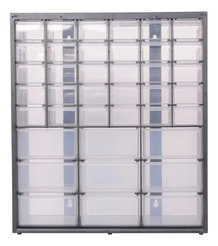 Caja Organizador Plastico 39 Cajones Craftsman Cmst40739 Color Negro