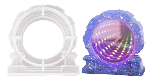 Moldes De Silicona Para Luz Led De Resina Epoxi Molde De Res
