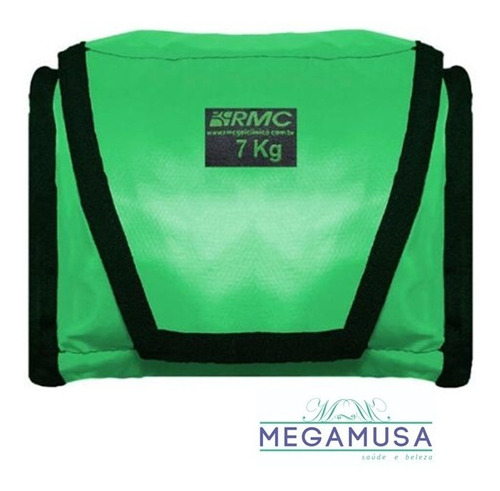 Tornozeleira Caneleira Peso Rmc Sport Verde Cla 7kg - 01 Par