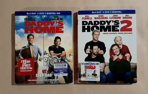 Daddy's Home + Daddy's Home 2 - Blu-ray + Dvd Original