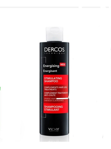 Shampoo sólido Vichy Dercos Technique Energising en tubo depresible de 200mL por 1 unidad