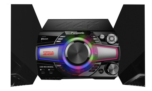 Imagen 3 de 5 de Minicomponente Panasonic SC-MAX5500 negro con bluetooth, nfc 2400W de potencia - 220V