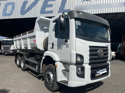 Imagem 3 de 16 de Caminhão Caçamba - Vw Constellation 24.280 (6x2) - 2020/21
