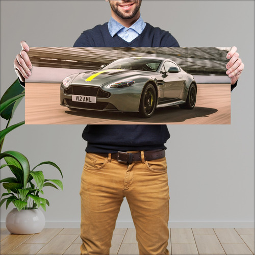 Cuadro 30x80cm Auto 2017 Aston Martin V12 Vantag 552