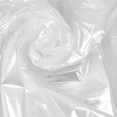 Paquete de 100 bolsas de plástico transparente de 40 pulgadas, calibre 160,  para ropa, bolsas de limpieza en seco, bolsas transparentes para ropa