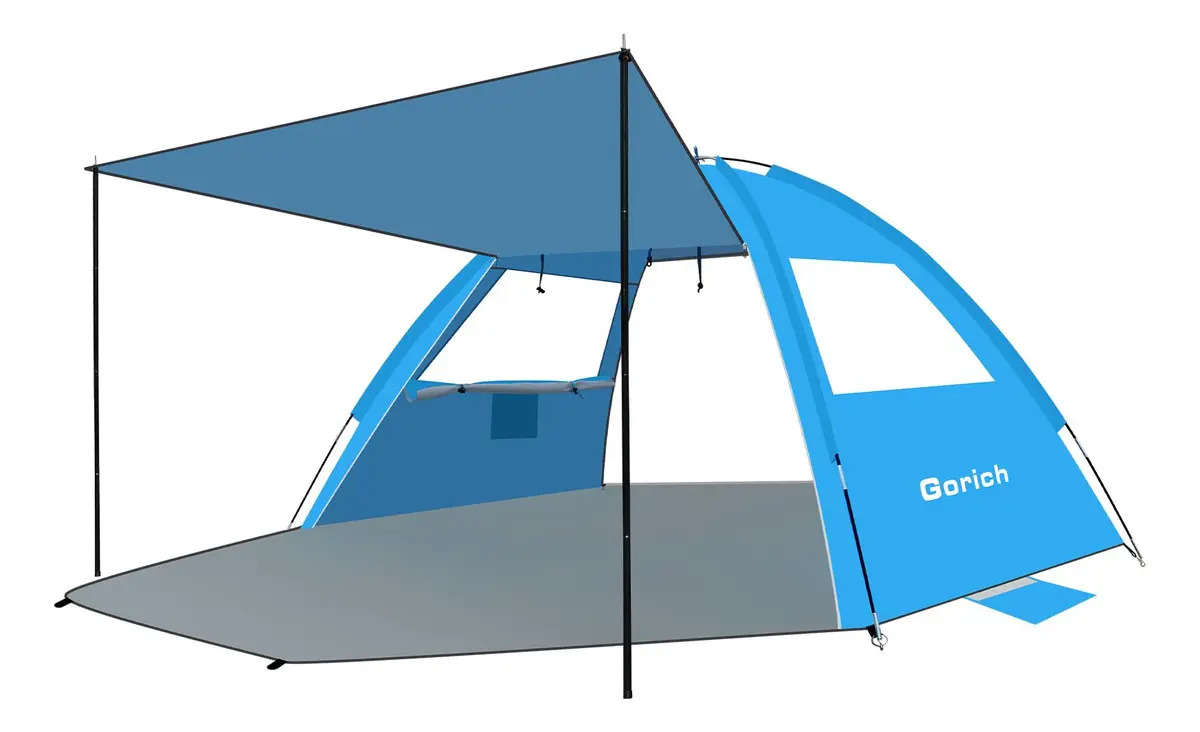 Carpa de Playa Gorich para 3 a 8 Personas con Protección UPF 50+