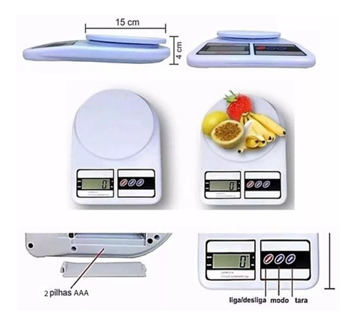 Balança De Precisão Digital Cozinha 10kg Pronta Entrega
