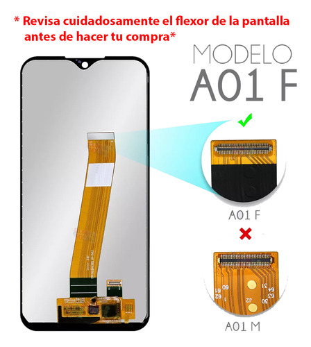 Pantalla Para Samsung A01 Version F Sm-a05f 100% Original