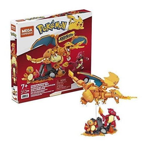 Mega Construx Pokémon Charmander Evolución - Edificio Wqs9y