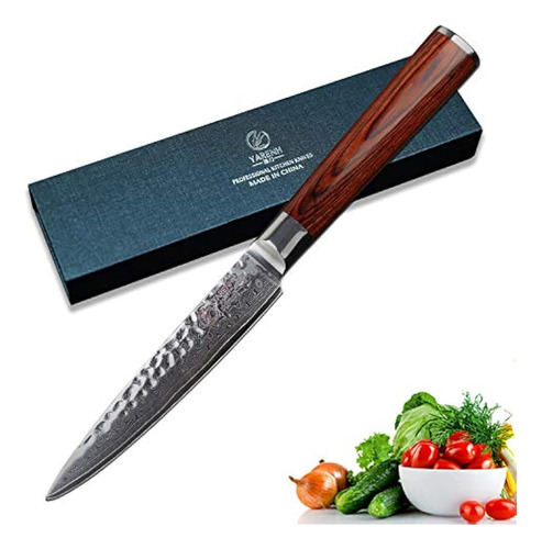 Yarenh Fruit Cuchillo De Chef Profesional Con Hoja De Acero