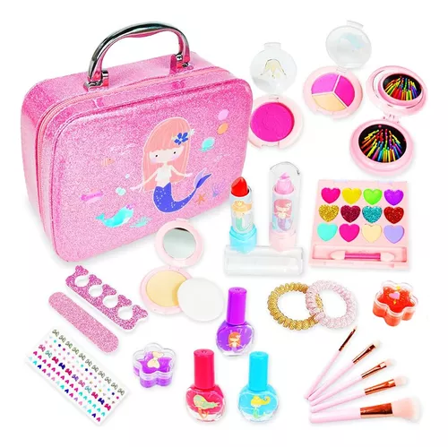 Juguete De Maquillaje Lavable Para Niñas,juego De Maquillaje