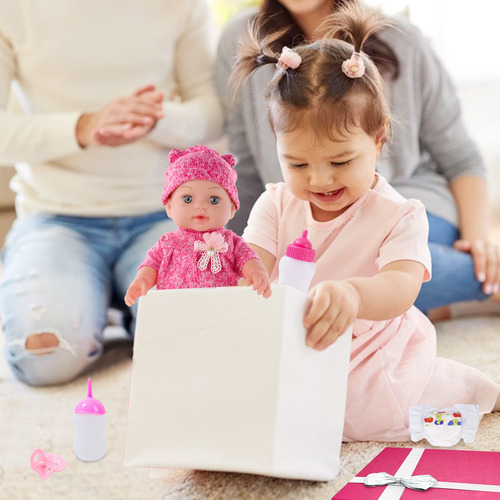 Muñeca Bebe Con Ropa 12 PuLG Regalo Niñas Navidad 16