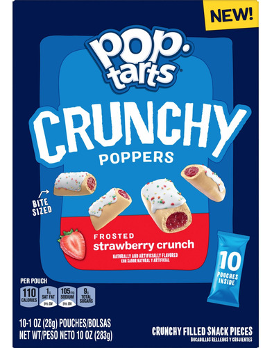 Pop Tarts Crunchy Poppers Frosted Strawberry Crunch 141 Gr