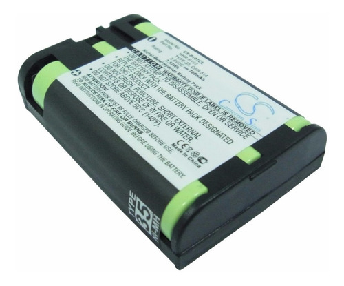 Bateria Telefono P107 Para Panasonic 3.6v 700mah Recargable