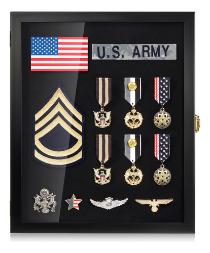 Vitrina Premium Para Pines Y Medallas 28 X 35 Cm