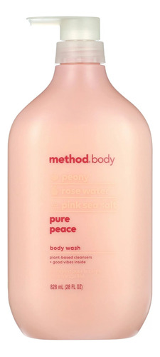 Method Men Body Wash Olor Pure Peace 28 Oz (828ml)