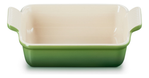 Le Creuset Travessa Retangular Heritage cor verde  8cm x 14cm x 19cm