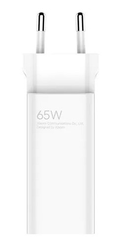 Cargador Rápido Xiaomi 65w Gan Charger (type-a + Type-c) Eu