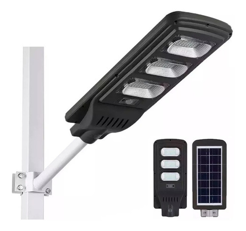 Luminária Solar Externa, 90w Leds Com Sensor,