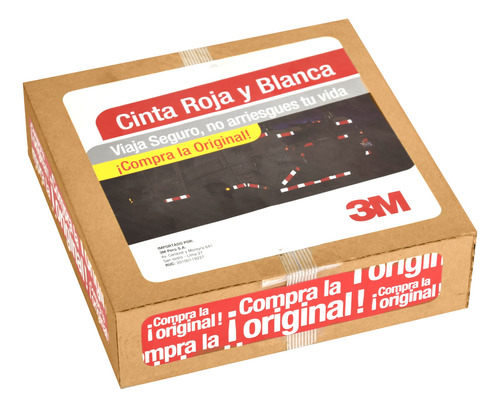 Cinta Reflectiva 9832 Rojo/blanco 45.7m X Rollo - In13-51603