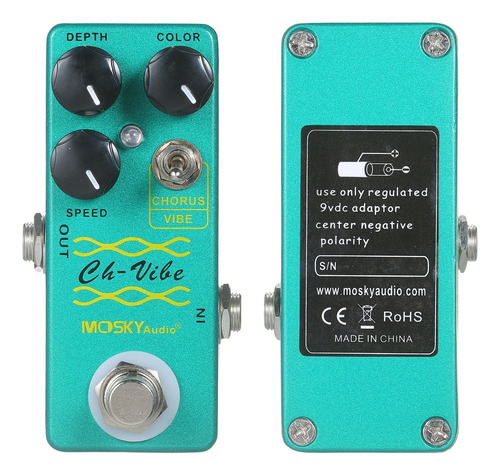 Pedal De Efectos Chorus/pedal De Audio Mosky+vibe Effect