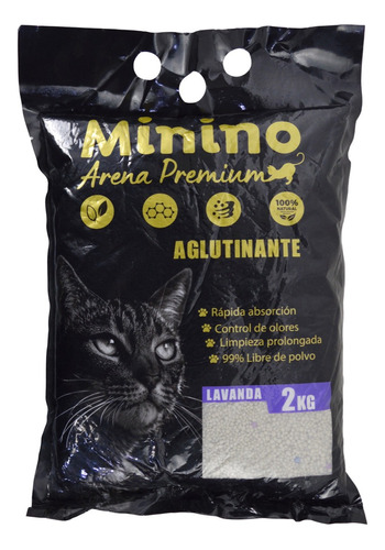 Arena Gato Sanitaria Aglutinante Aroma Premium 2kg